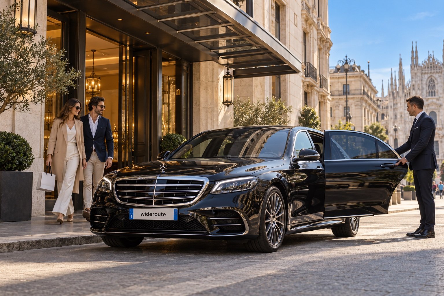 Mercedes-Benz S-Class · Black vehicle